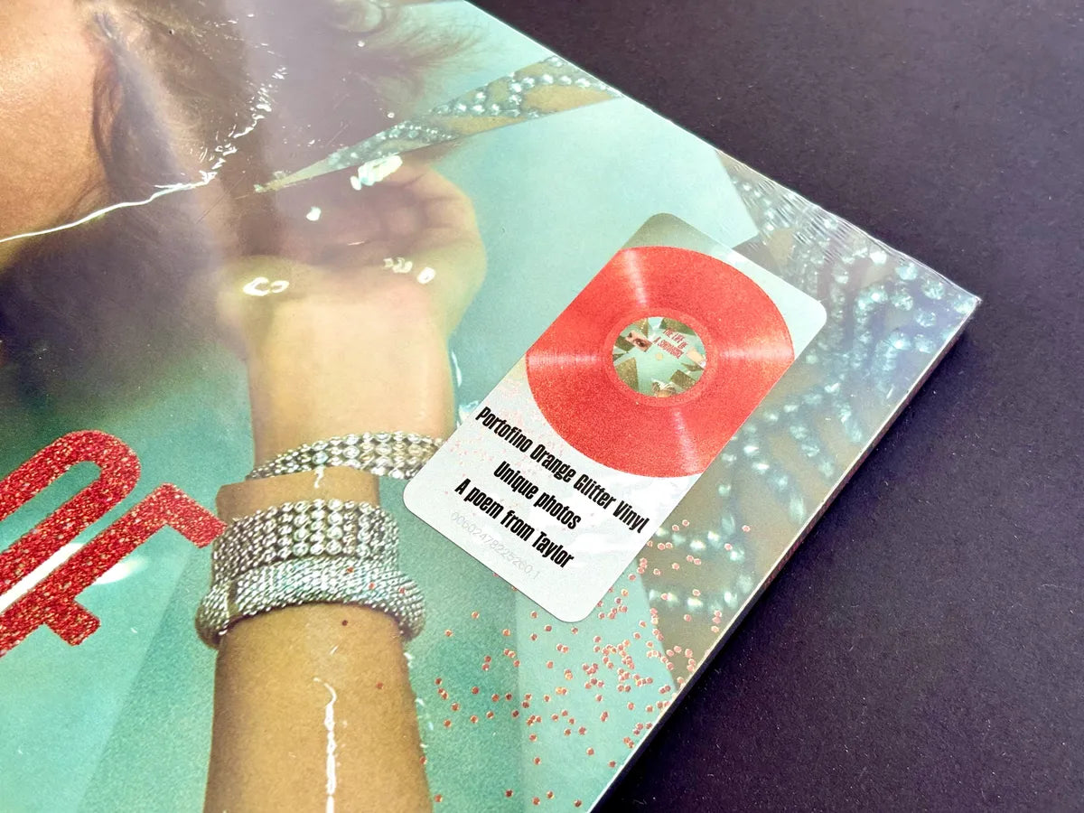 Taylor Swift - The Life Of A Showgirl: Sweat And Vanilla Perfume - Vinilo (lp) Portofino Orange Glitter