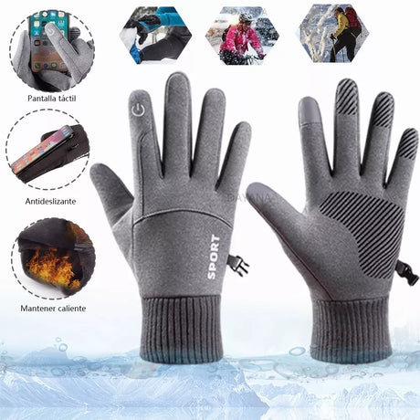 Guantes Térmicos Cálidos De Invierno, Otoño, Dedo Completo