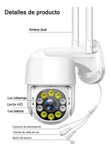 Cámara De Seguridad Exterior Wifi Hd 1080p 360°