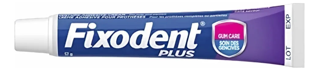 Fixodent Plus Hypoallergenic Denture Adhesive 59 ml – Adhesivo para Prótesis Dentales