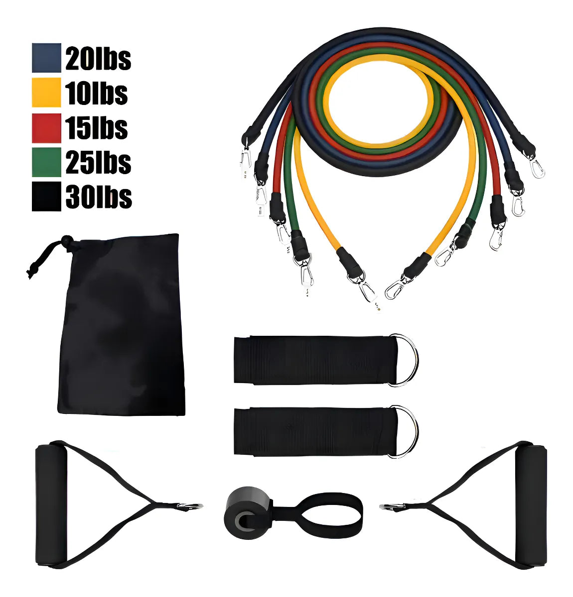 Bandas Elásticas Ejercicios Ligas De Resistencia En Casa