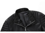 Chaqueta de Ecocuero Hombre Vintage | Estilo Motociclista Urbano y Atemporal