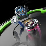 Beyblade X Xtreme Battle Set con Beystadium Arena con riel X-Celerator, 2 juguetes superiores giratorios a la derecha, 2 lanzadores