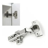 Set 10 bisagras rectas 35mm con tornillos decausse