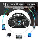 Reproductor Portátil Wiithink Bluetooth / Radio FM / CD / USB – Negro