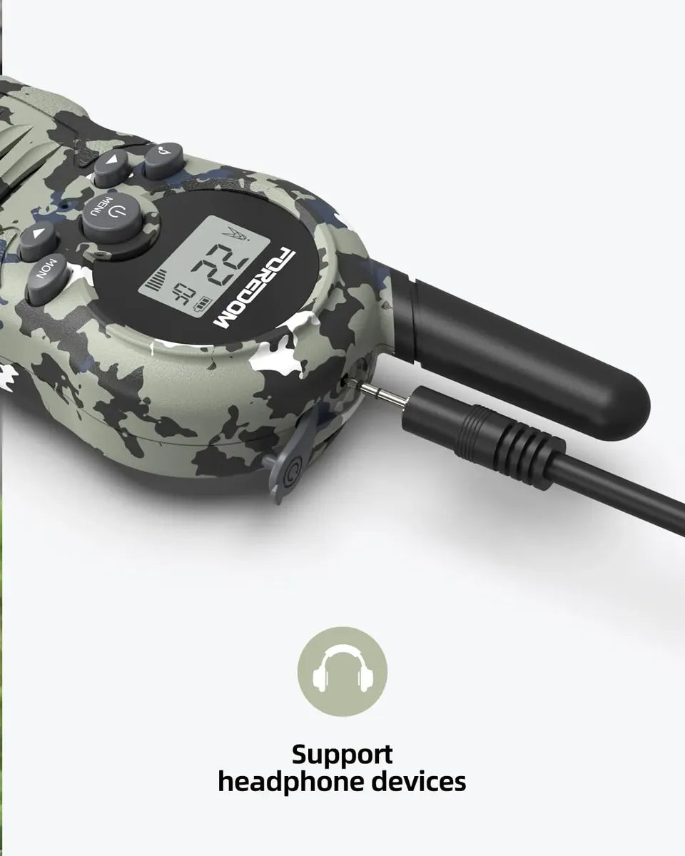 Pack 2 Walkie Talkies Foredom Para Niños Alcance Largo