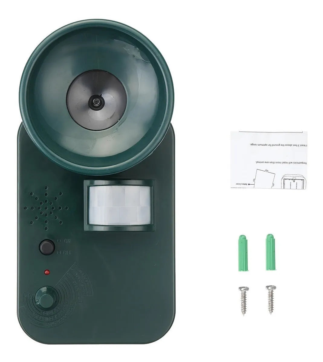 Repelente Ultrasonico Ahuyentador De Animales Son Sensor