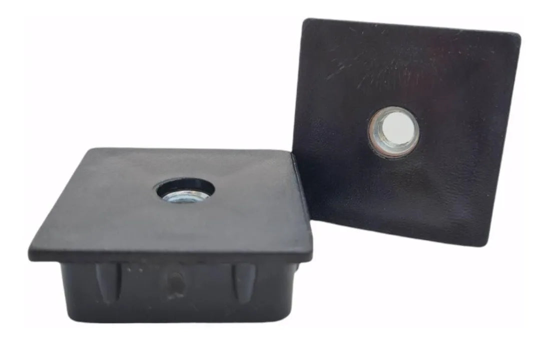 Regatón Plástico 40x40mm Regulable 3/8'' (pack 10 Unidades)