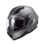 Casco Ls2 Valiant Ii Modular De Titanio Mate, Tamaño XS