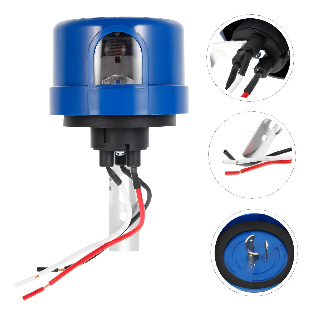 Fotocelda Control De Luminaria Con Base 220v 10a