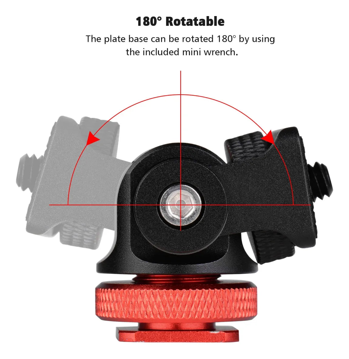 Adaptador Soporte Camara Zapata Fria A Rosca 1/4 Andoer 9281