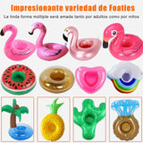 15 Porta Vasos Inflables Surtidos Piscinas Con Inflador