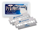 Hojillas Dorco Prime Platinum para Navaja de Afeitar | 100 Unidades (10 x 10)