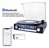 Reproductor de Discos DIGITNOW Bluetooth con Altavoces – Tocadiscos Multifunción