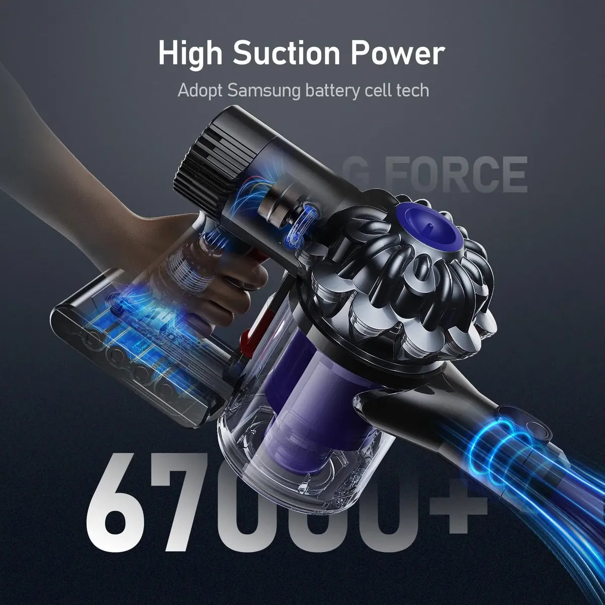 Keenstone Batería de Repuesto 21,6 V 6500 mAh para Dyson V6