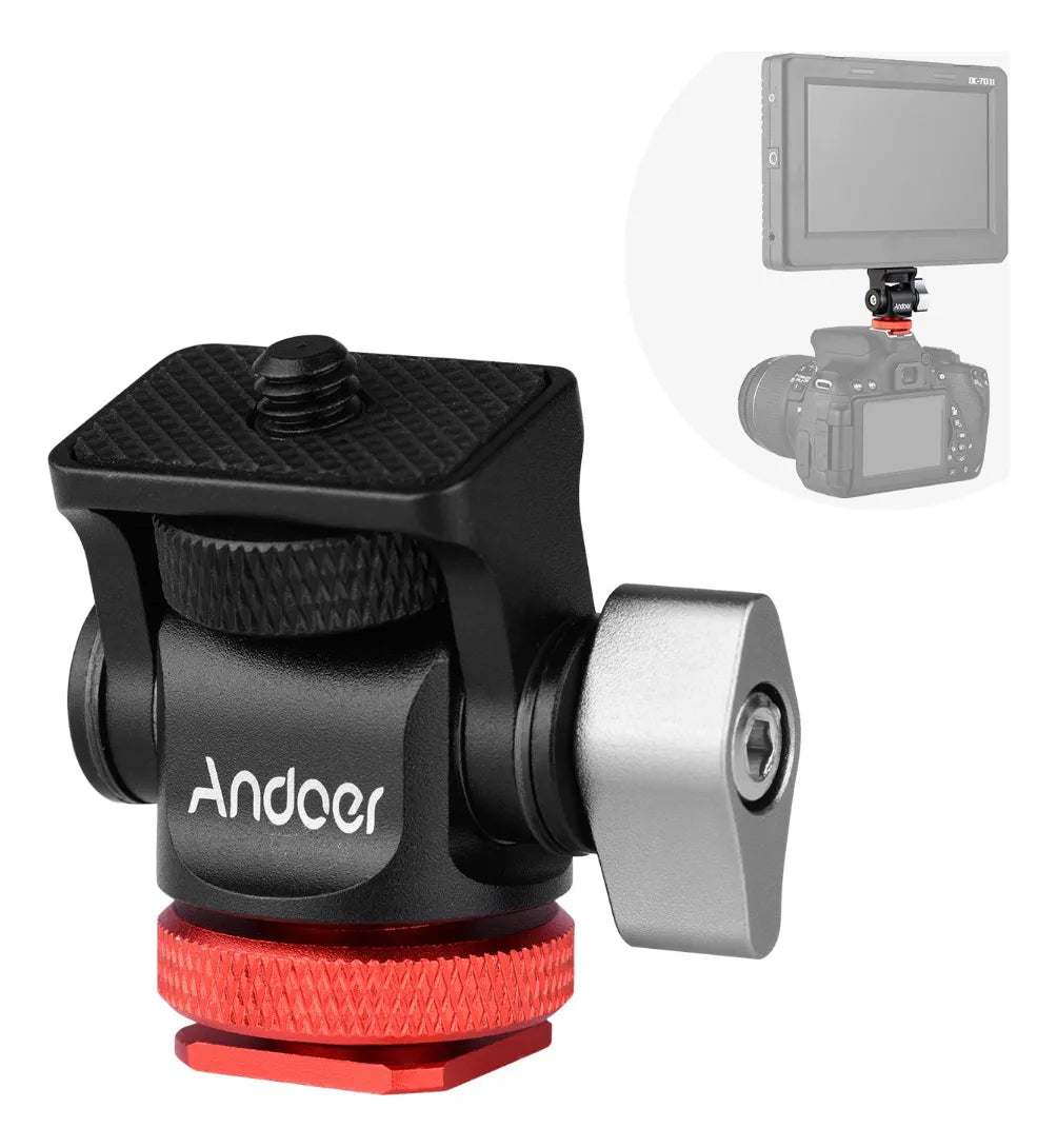 Adaptador Soporte Camara Zapata Fria A Rosca 1/4 Andoer 9281