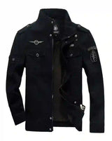 Chaqueta Militar Hombre Estilo Aviador de Algodón | Casual Outdoor |