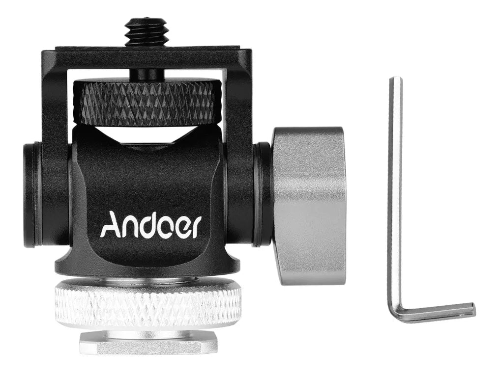 Adaptador Soporte Camara Zapata Fria A Rosca 1/4 Andoer 9281