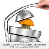Exprimidor de Cítricos Breville 800CPXL Citrus Press Pro – Acero Inoxidable  – 120 V