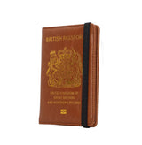 Funda Para Pasaporte Del Reino Unido, Tarjetero Marrón