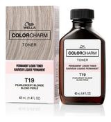 Wella Color Charm T19 Rubio Nacarado – Toner Líquido Permanente para Cabello