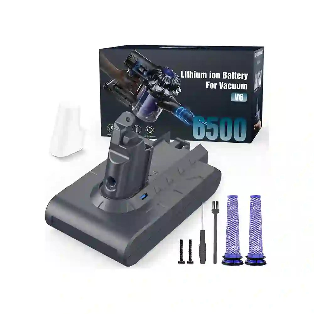 Keenstone Batería de Repuesto 21,6 V 6500 mAh para Dyson V6