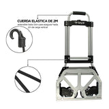 Carro de Carga Tipo Yegua Carry All® Equus 80 Kilos Rodamientos y Cuerda Elástica