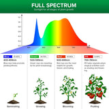 Pack 3 Bombillas Led Para Cultivo Sansi Espectro Completo 10w