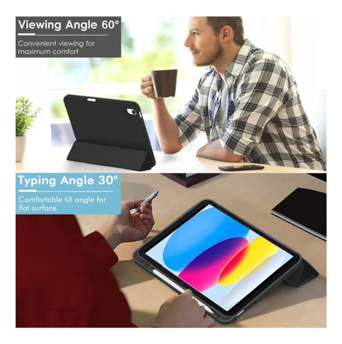 Carcasa Funda Smart Cover Para iPad (todos) Con Ranura Lapiz