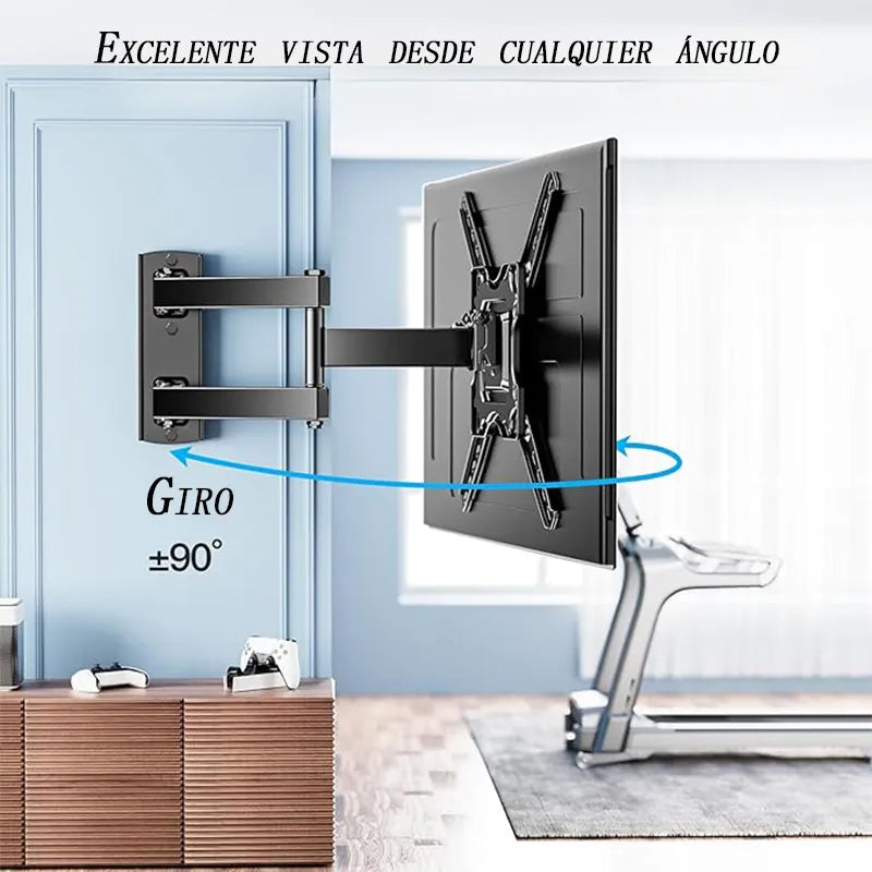Soporte Pared Tv 14-55 Pulgadas 120 Grados Extendible
