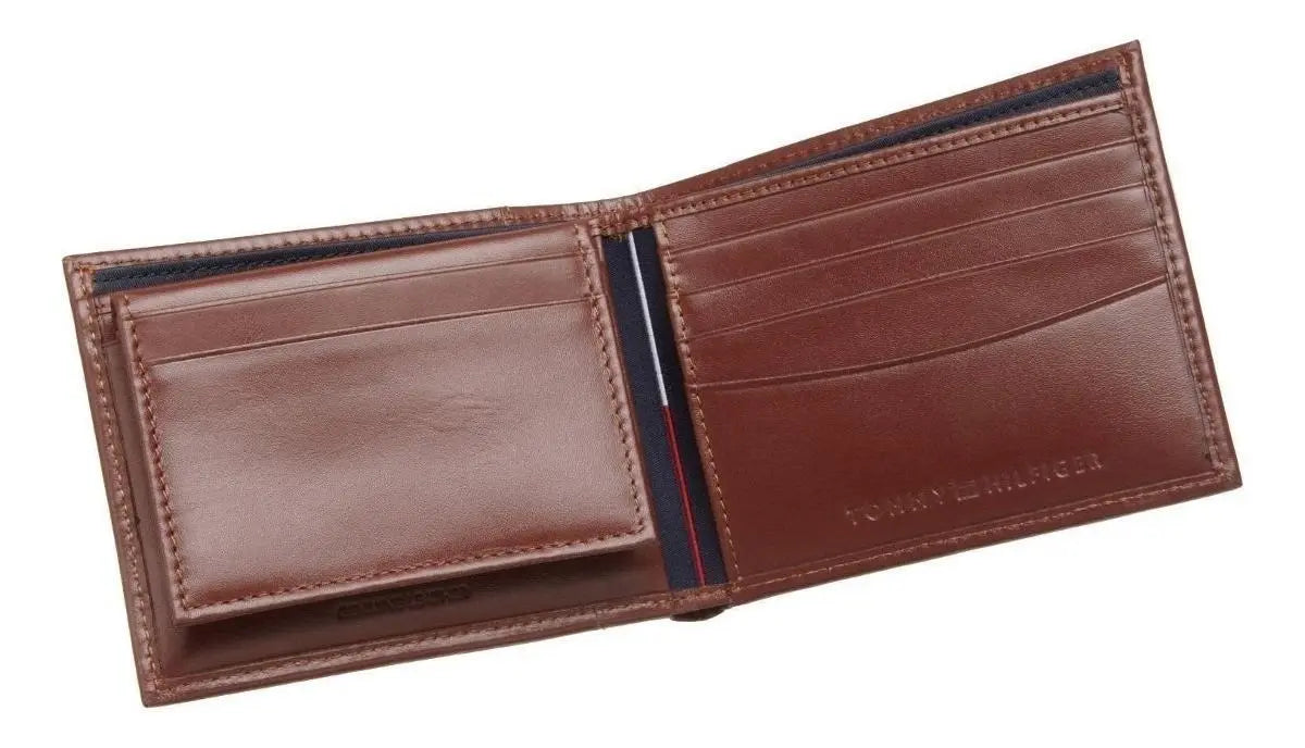 Billetera Tommy Hilfiger de cuero