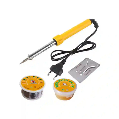 Kit Soldador Profesional De 60w Estaño Pasta De Soldar