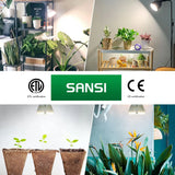 Pack 3 Bombillas Led Para Cultivo Sansi Espectro Completo 10w