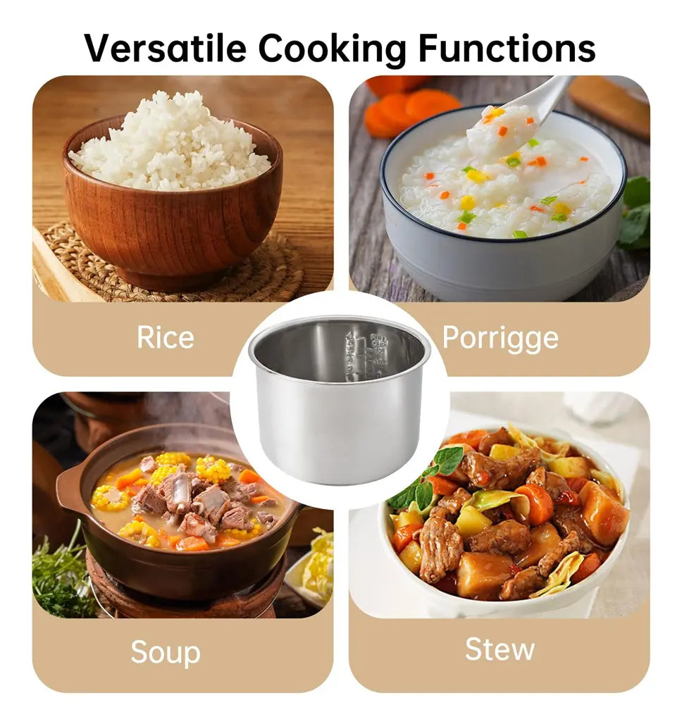 Olla Interior Instant Pot 6 Qt de Acero Inoxidable – Repuesto Original