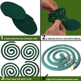 Espirales Repelentes para Mosquitos W4W Outdoor | Pack de 12 Espirales + 6 Soportes