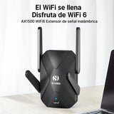 Repetidor Js Ax1500 Wifi 6 Dual Band 2.4g/5.8g 1500mbps