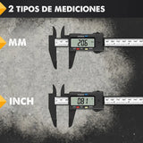 Pie De Metro Regla Digital Profesional Brooklyn 150mm + Caja