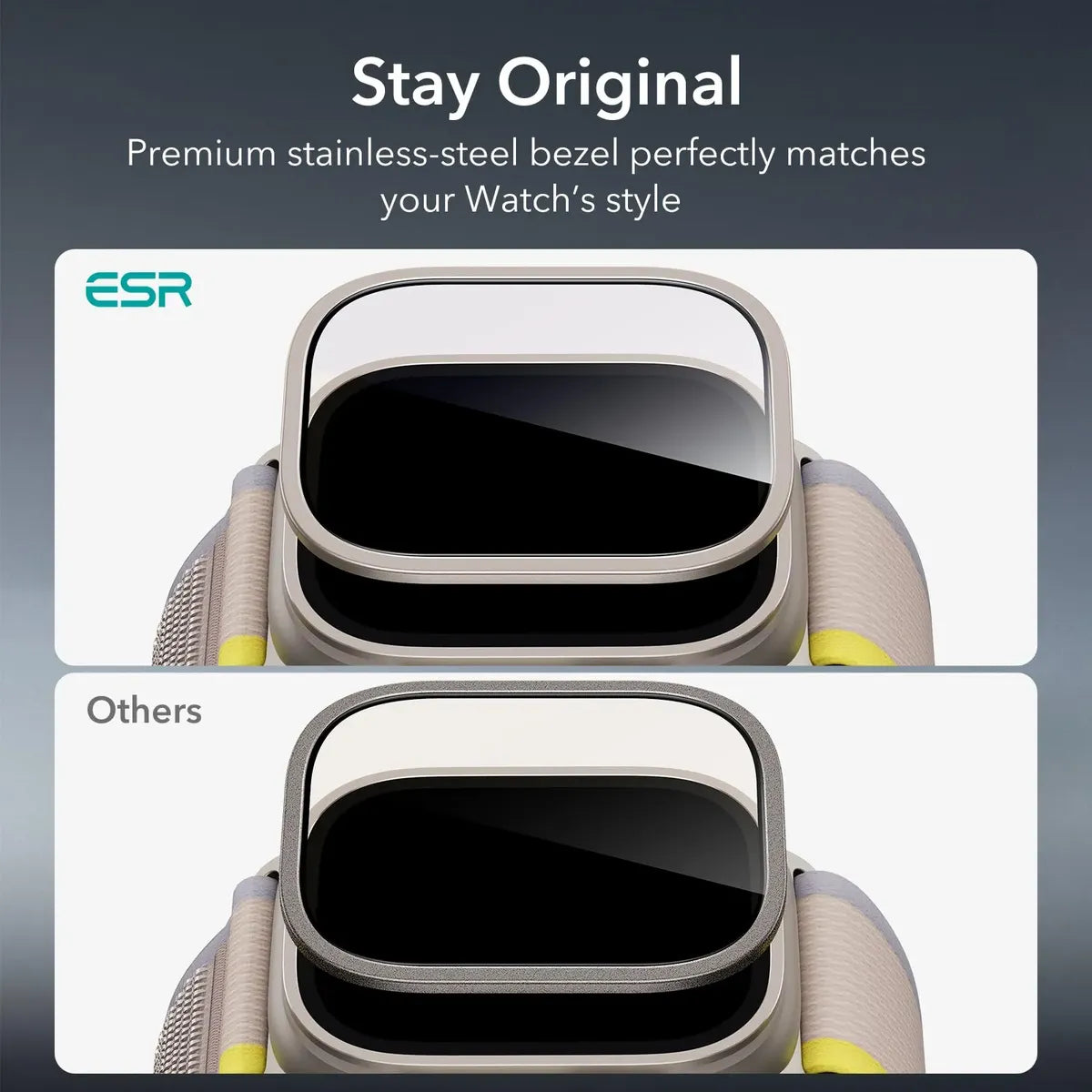 Protector de Pantalla ESR Armorite para Apple Watch Ultra 2 49 mm