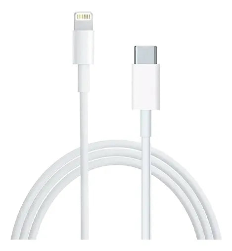 Pack cable usb C to lightinging cable 1 mt + usb-c 20w power adapter original