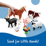Learning Resources Jumbo Farm Animals, Juego De Juguetes