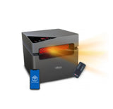 Estufa Infrarroja 2 En 1 Thor Silver 1500 Wifi Color Gris oscuro