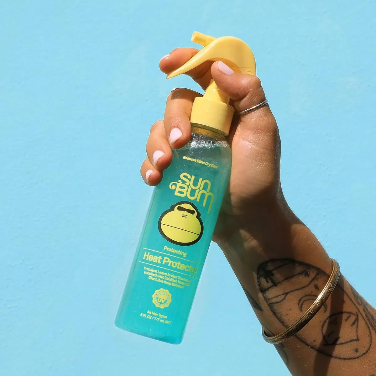 Spray Protector Térmico Capilar Sun Bum 177 ml | Antifrizz | Vegano | Cruelty Free