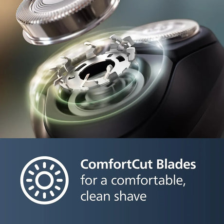 Afeitadora Eléctrica Philips Norelco Shaver 1100 Serie 1100 | Seco | 27 Cuchillas Autoafilables | Negro (110V)