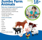 Learning Resources Jumbo Farm Animals, Juego De Juguetes