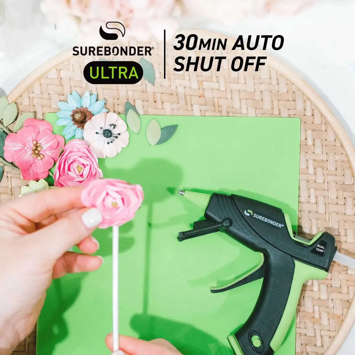 Pistola de Silicona Surebonder Ultra Dual Temp Full Size 120V