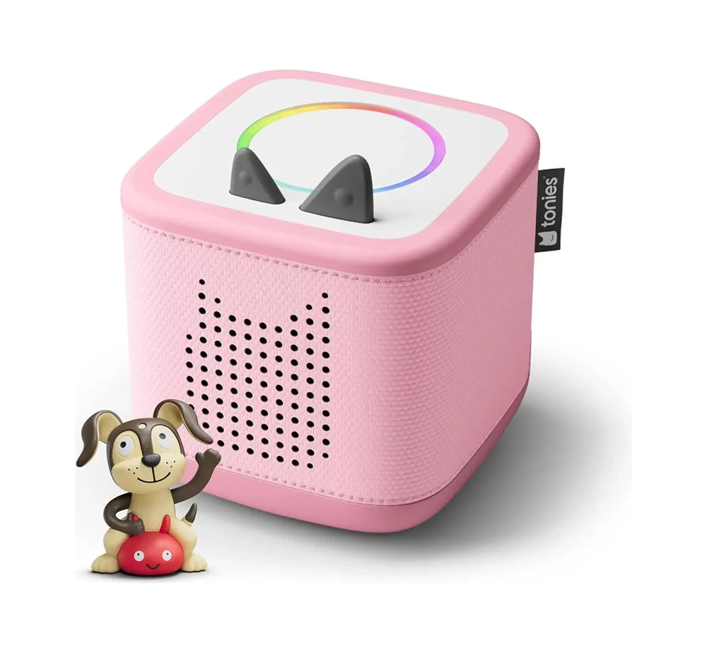 Toniebox 2 Starter Set Cloud Pink con Playtime Puppy – Reproductor de Audio Infantil