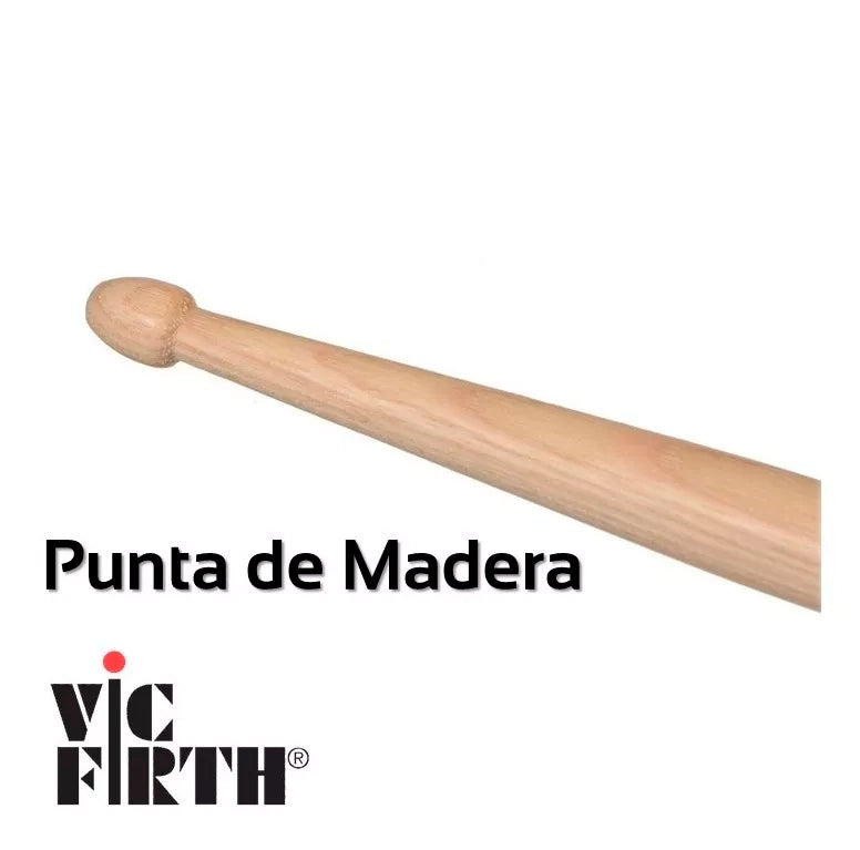 Baquetas Vic Firth American Classic 7a 5a 5b Punta Madera