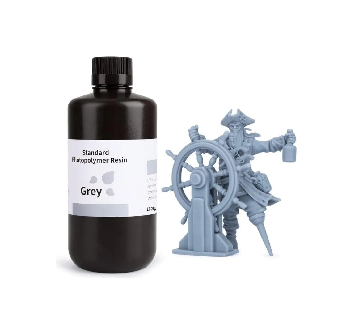 Resina Elegoo Para Impresoras 3d 1000g Gris | Resinas