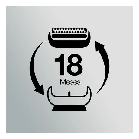 Cabezal De Repuesto Braun 53b Para Afeitadora Series 5 Y 6 Negro
