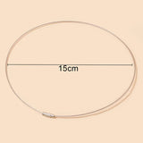 30 Pcs Collar De Acero Inoxidable Gargantilla Memoria